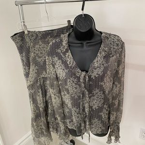 David Meister Blouse and Skirt Set